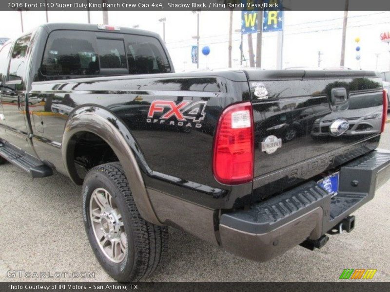 Shadow Black / King Ranch Mesa/Black 2016 Ford F350 Super Duty King Ranch Crew Cab 4x4