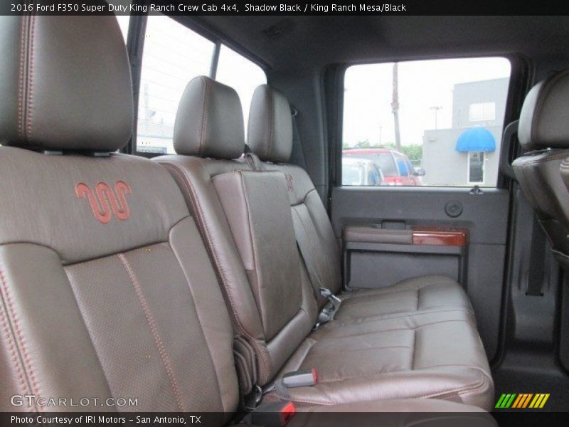 Rear Seat of 2016 F350 Super Duty King Ranch Crew Cab 4x4