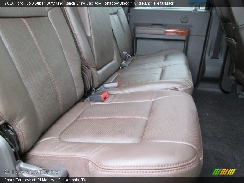 Rear Seat of 2016 F350 Super Duty King Ranch Crew Cab 4x4