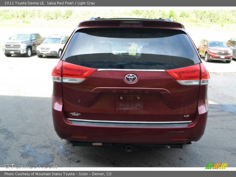 Salsa Red Pearl / Light Gray 2011 Toyota Sienna LE