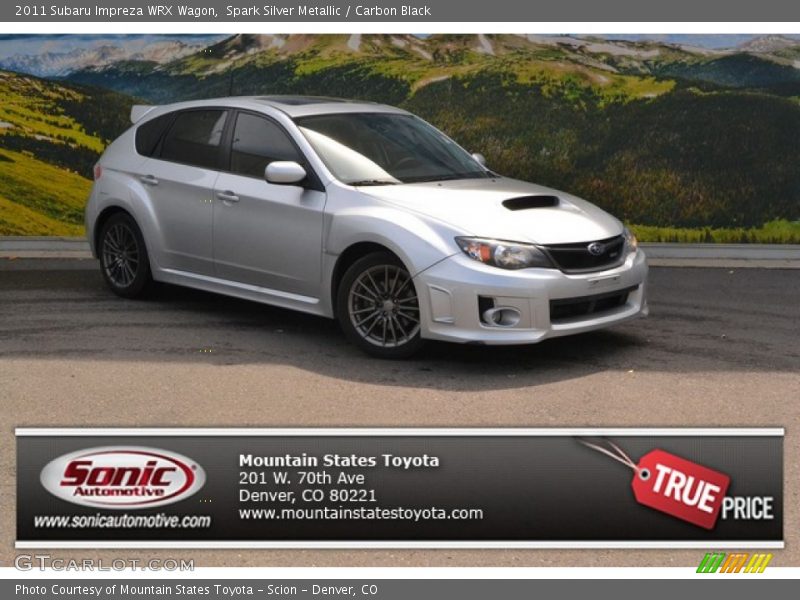 Spark Silver Metallic / Carbon Black 2011 Subaru Impreza WRX Wagon