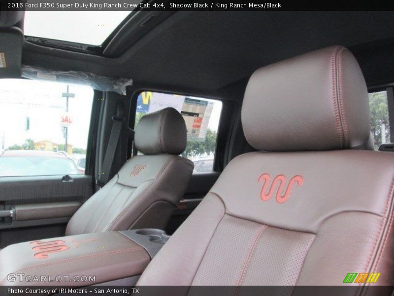 Shadow Black / King Ranch Mesa/Black 2016 Ford F350 Super Duty King Ranch Crew Cab 4x4