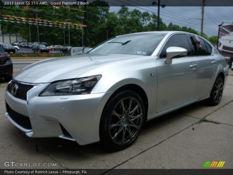 Liquid Platinum / Black 2013 Lexus GS 350 AWD