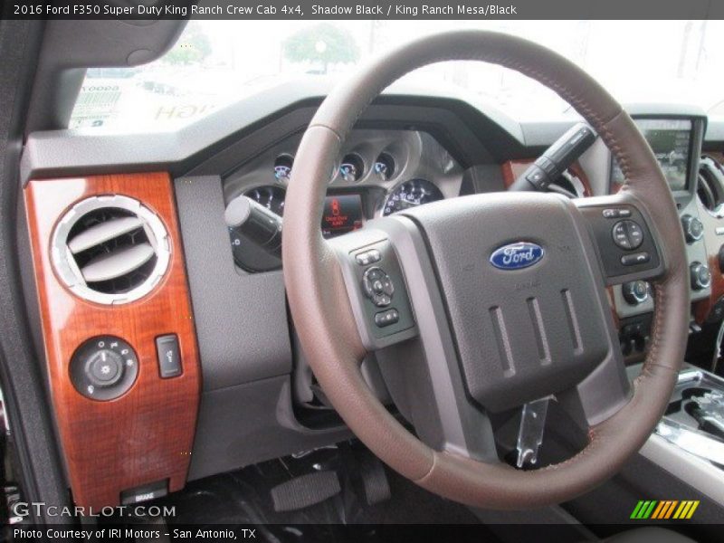  2016 F350 Super Duty King Ranch Crew Cab 4x4 Steering Wheel
