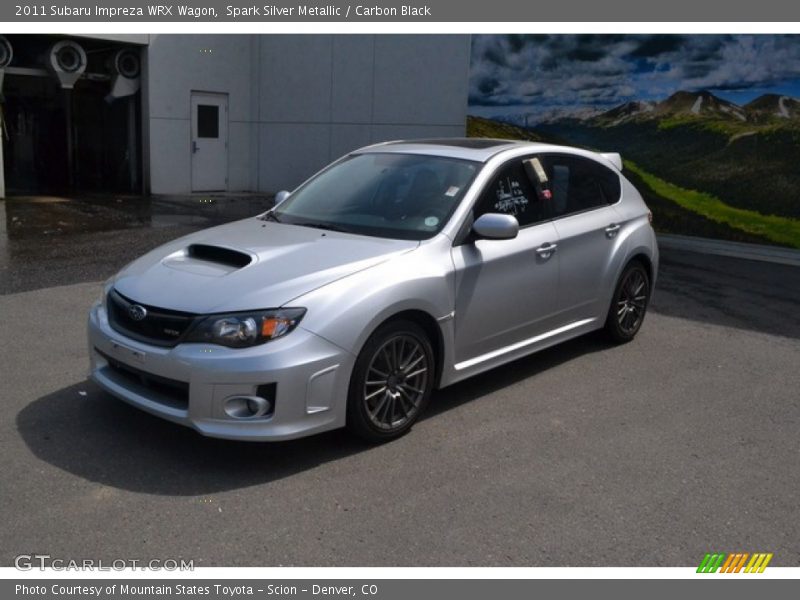 Spark Silver Metallic / Carbon Black 2011 Subaru Impreza WRX Wagon