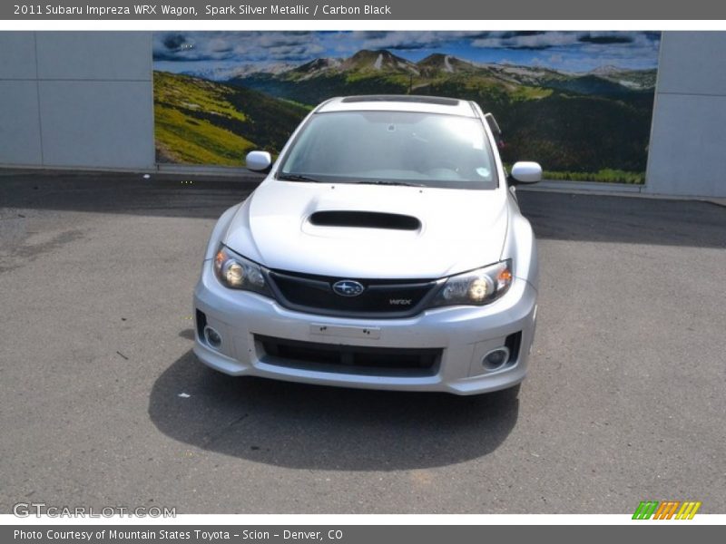 Spark Silver Metallic / Carbon Black 2011 Subaru Impreza WRX Wagon
