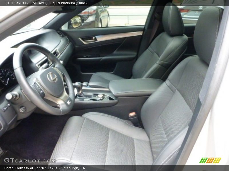 Liquid Platinum / Black 2013 Lexus GS 350 AWD