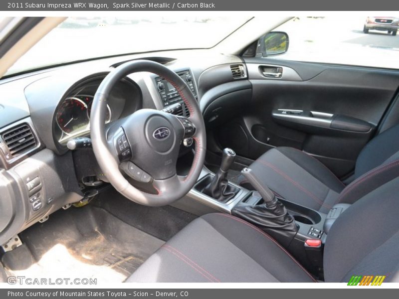 Spark Silver Metallic / Carbon Black 2011 Subaru Impreza WRX Wagon