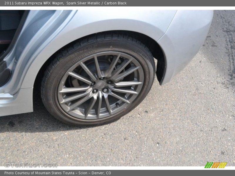 Spark Silver Metallic / Carbon Black 2011 Subaru Impreza WRX Wagon