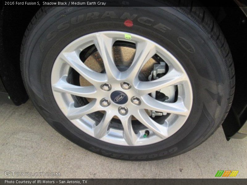 Shadow Black / Medium Earth Gray 2016 Ford Fusion S