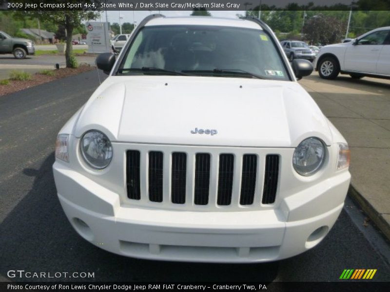 Stone White / Dark Slate Gray/Medium Slate Gray 2009 Jeep Compass Sport 4x4