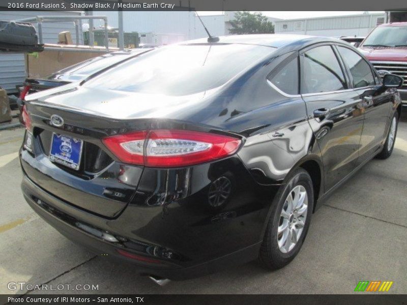 Shadow Black / Medium Earth Gray 2016 Ford Fusion S