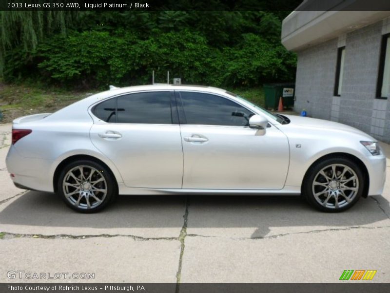 Liquid Platinum / Black 2013 Lexus GS 350 AWD