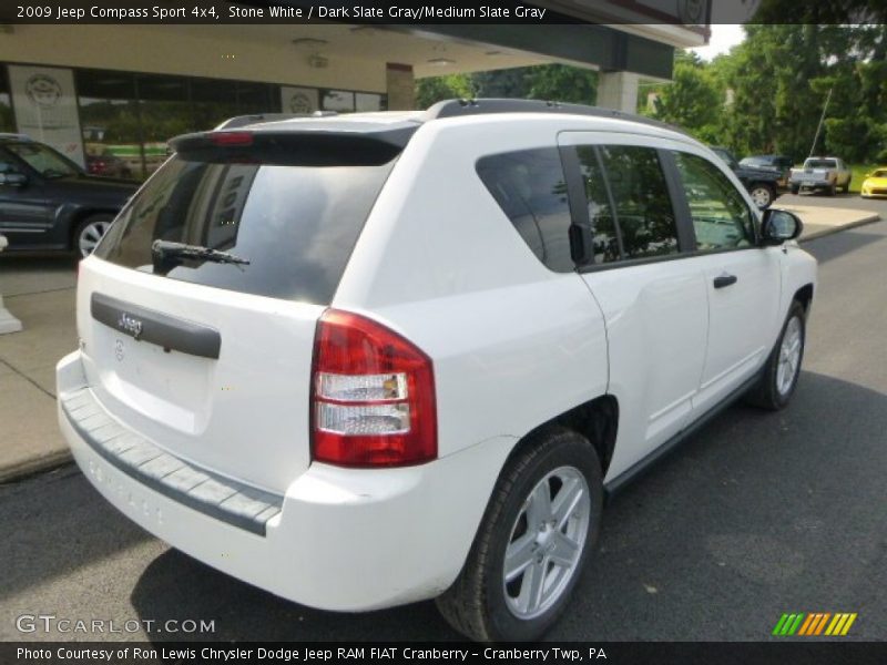 Stone White / Dark Slate Gray/Medium Slate Gray 2009 Jeep Compass Sport 4x4