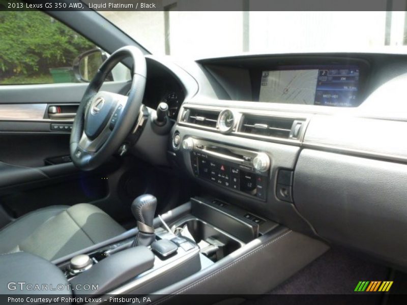 Liquid Platinum / Black 2013 Lexus GS 350 AWD