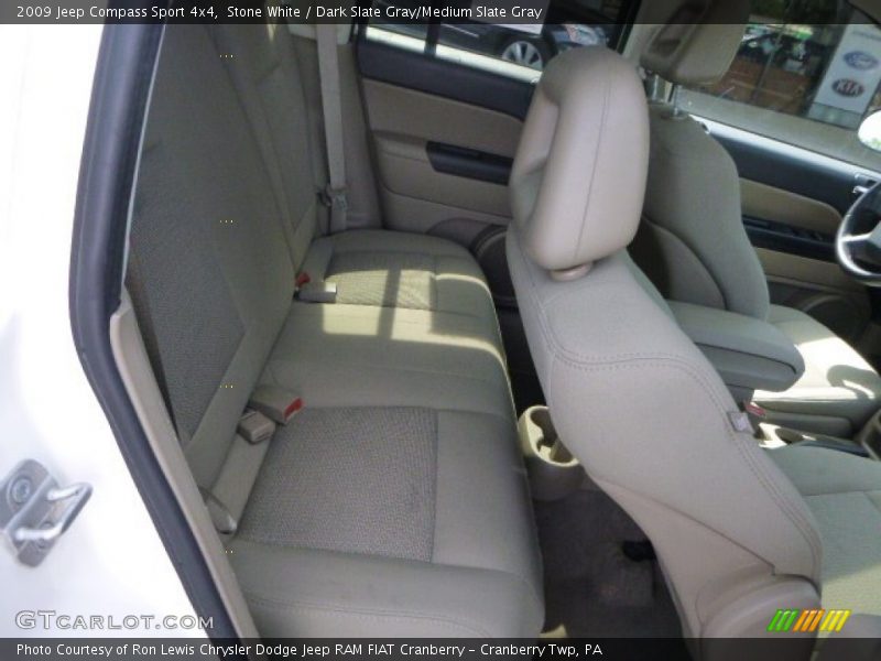 Stone White / Dark Slate Gray/Medium Slate Gray 2009 Jeep Compass Sport 4x4