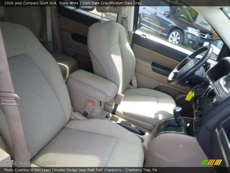 Stone White / Dark Slate Gray/Medium Slate Gray 2009 Jeep Compass Sport 4x4