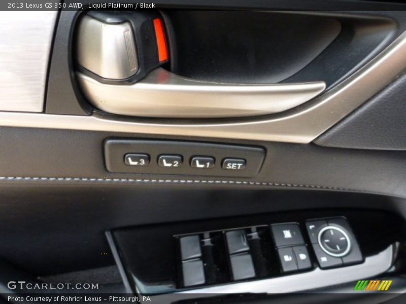 Liquid Platinum / Black 2013 Lexus GS 350 AWD