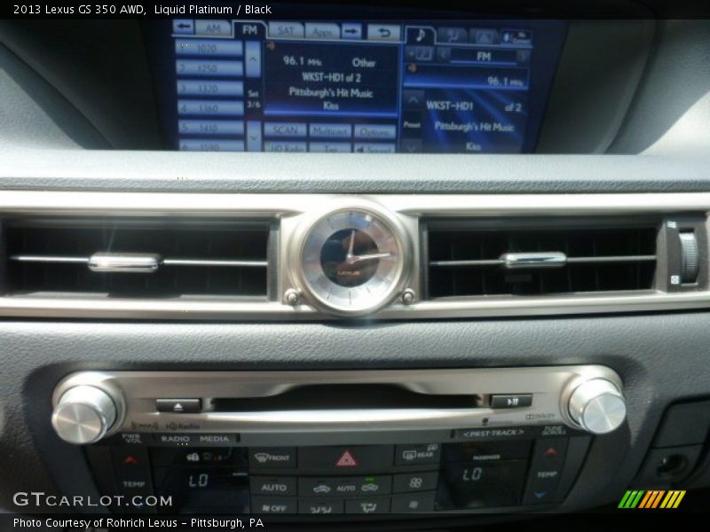 Liquid Platinum / Black 2013 Lexus GS 350 AWD