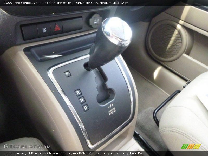 Stone White / Dark Slate Gray/Medium Slate Gray 2009 Jeep Compass Sport 4x4