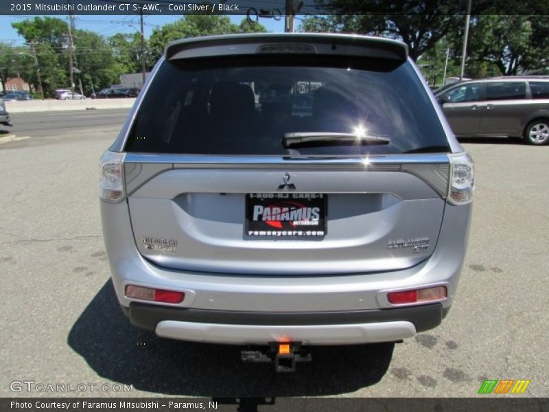 Cool Silver / Black 2015 Mitsubishi Outlander GT S-AWC