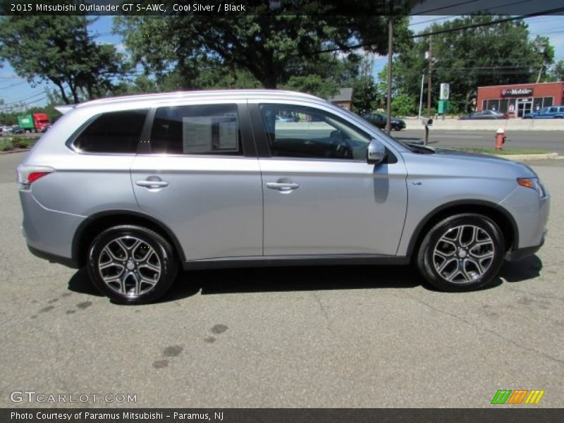 Cool Silver / Black 2015 Mitsubishi Outlander GT S-AWC