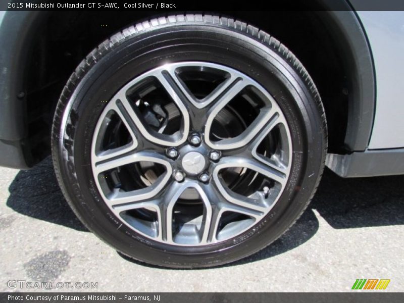 Cool Silver / Black 2015 Mitsubishi Outlander GT S-AWC