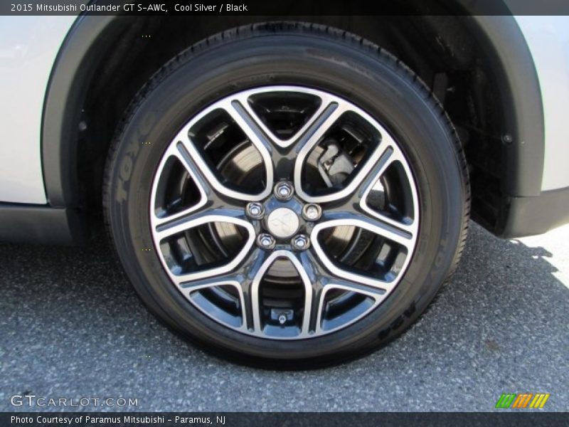 Cool Silver / Black 2015 Mitsubishi Outlander GT S-AWC