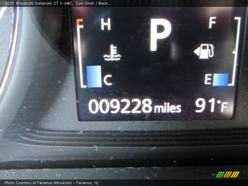 Cool Silver / Black 2015 Mitsubishi Outlander GT S-AWC