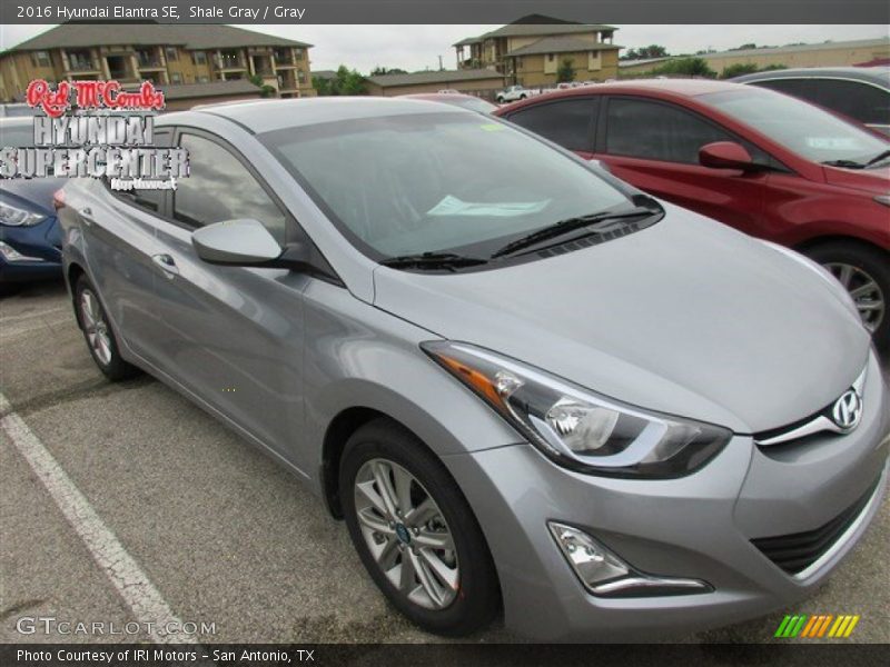 Shale Gray / Gray 2016 Hyundai Elantra SE