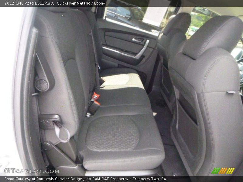 Quicksilver Metallic / Ebony 2012 GMC Acadia SLE AWD