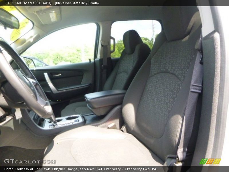 Quicksilver Metallic / Ebony 2012 GMC Acadia SLE AWD