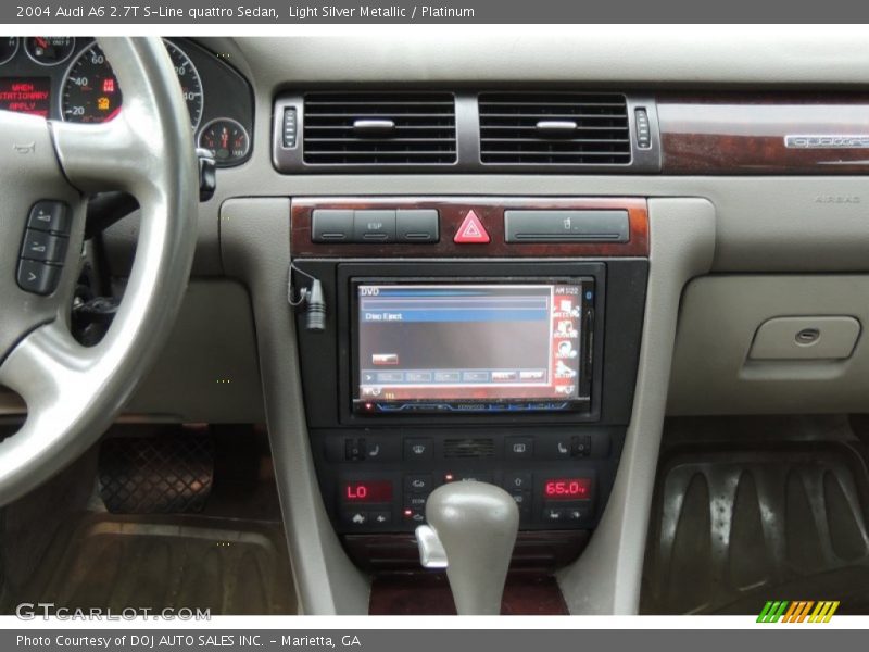 Light Silver Metallic / Platinum 2004 Audi A6 2.7T S-Line quattro Sedan