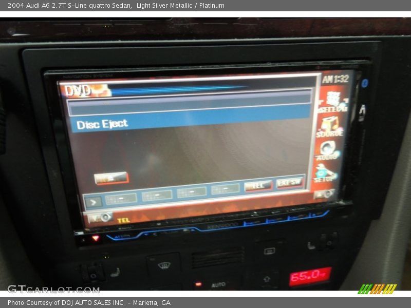 Light Silver Metallic / Platinum 2004 Audi A6 2.7T S-Line quattro Sedan