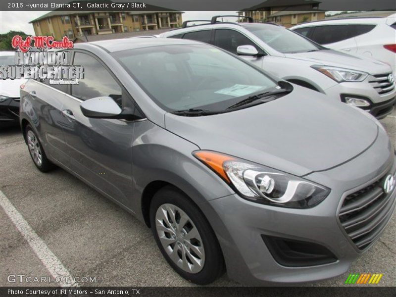 Galactic Gray / Black 2016 Hyundai Elantra GT
