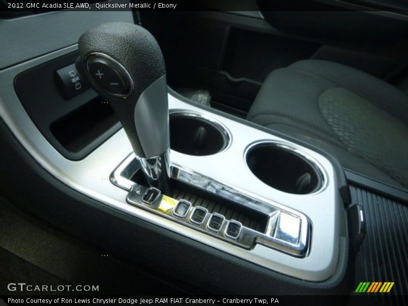 Quicksilver Metallic / Ebony 2012 GMC Acadia SLE AWD