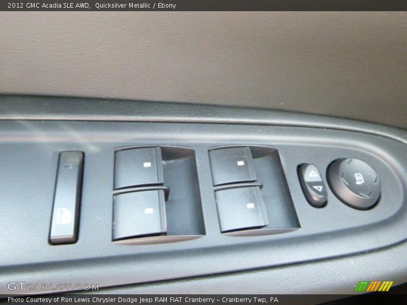 Quicksilver Metallic / Ebony 2012 GMC Acadia SLE AWD