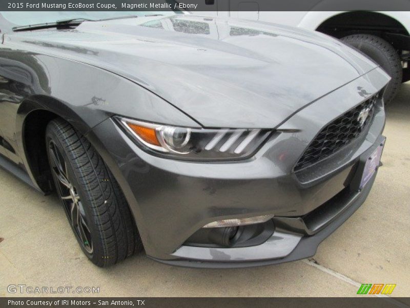 Magnetic Metallic / Ebony 2015 Ford Mustang EcoBoost Coupe