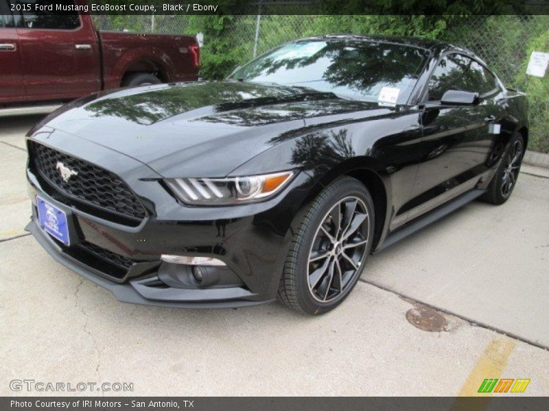 Black / Ebony 2015 Ford Mustang EcoBoost Coupe