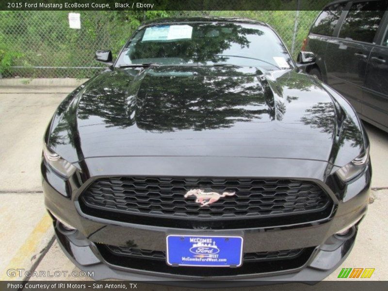 Black / Ebony 2015 Ford Mustang EcoBoost Coupe