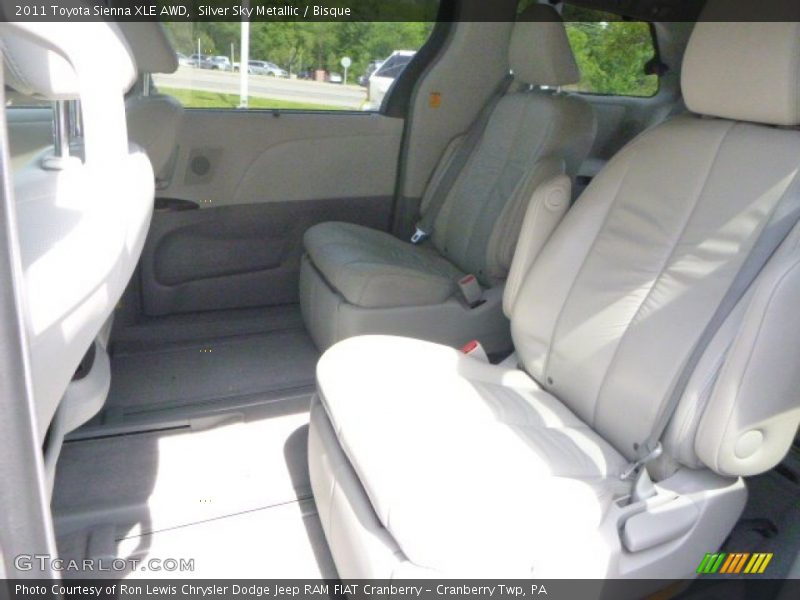Silver Sky Metallic / Bisque 2011 Toyota Sienna XLE AWD