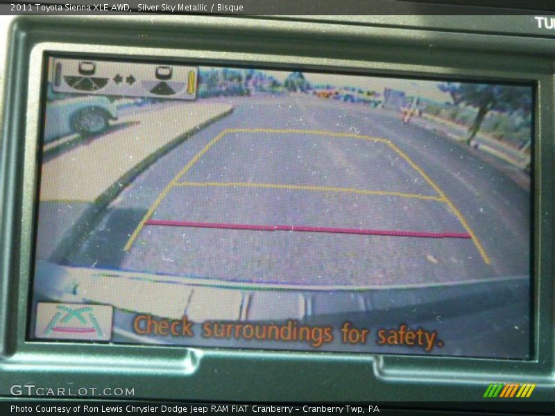 Silver Sky Metallic / Bisque 2011 Toyota Sienna XLE AWD