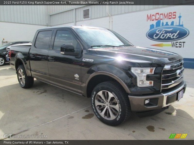 Tuxedo Black Metallic / King Ranch Java/Mesa 2015 Ford F150 King Ranch SuperCrew 4x4