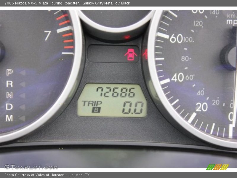 Galaxy Gray Metallic / Black 2006 Mazda MX-5 Miata Touring Roadster