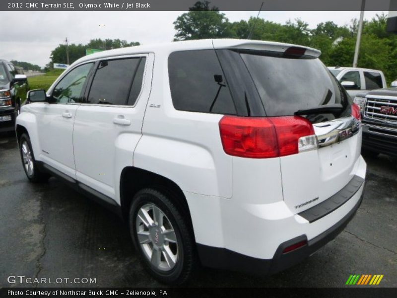Olympic White / Jet Black 2012 GMC Terrain SLE