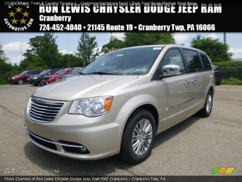 Cashmere/Sandstone Pearl / Dark Frost Beige/Medium Frost Beige 2015 Chrysler Town & Country Touring-L