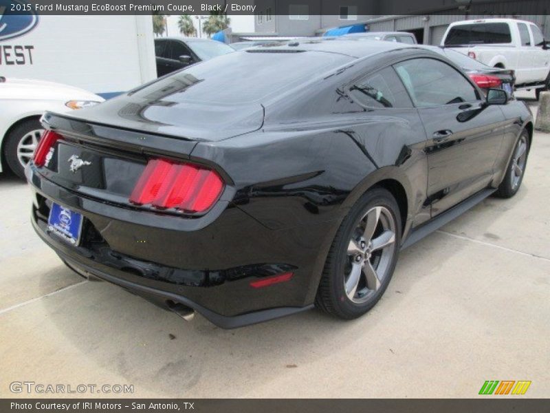 Black / Ebony 2015 Ford Mustang EcoBoost Premium Coupe