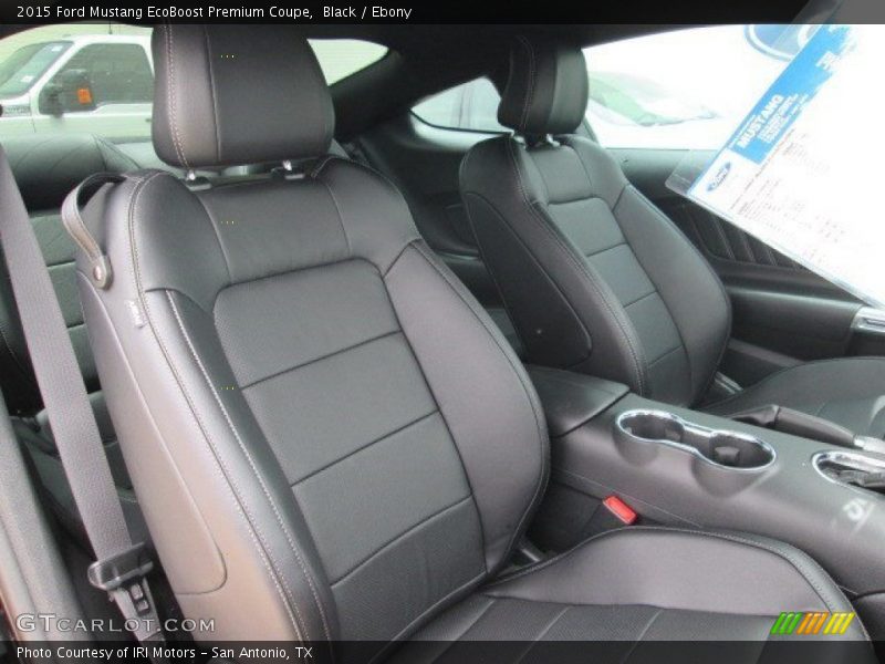Black / Ebony 2015 Ford Mustang EcoBoost Premium Coupe