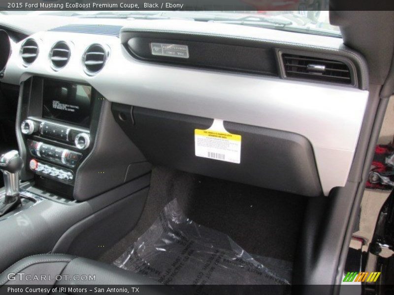 Black / Ebony 2015 Ford Mustang EcoBoost Premium Coupe