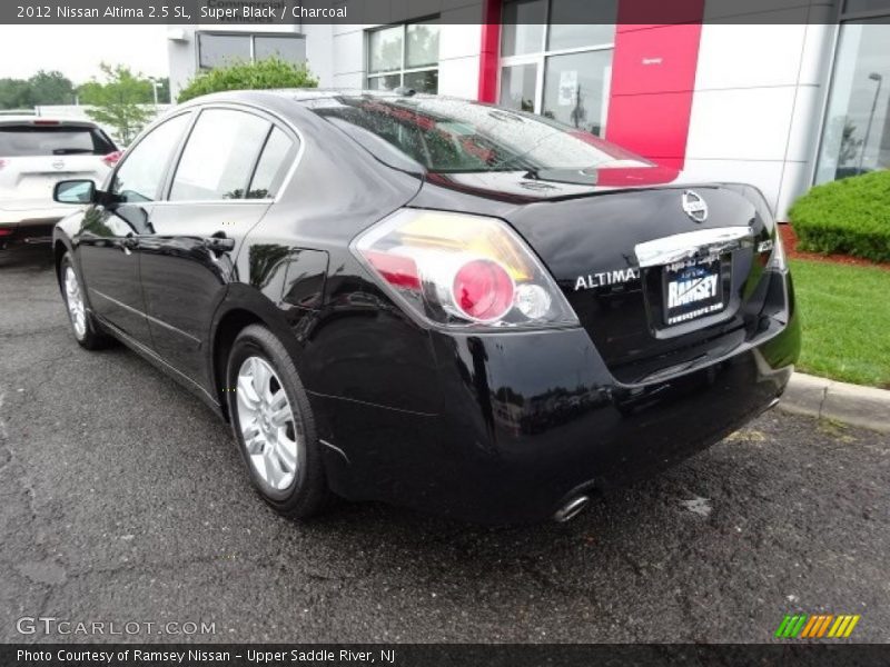 Super Black / Charcoal 2012 Nissan Altima 2.5 SL